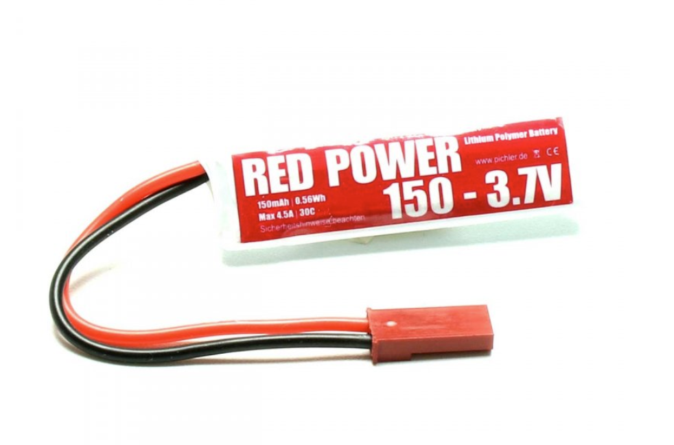 Accu Lipo 150mAh 1s 30C Red Power Lipo 1S (3,7v)